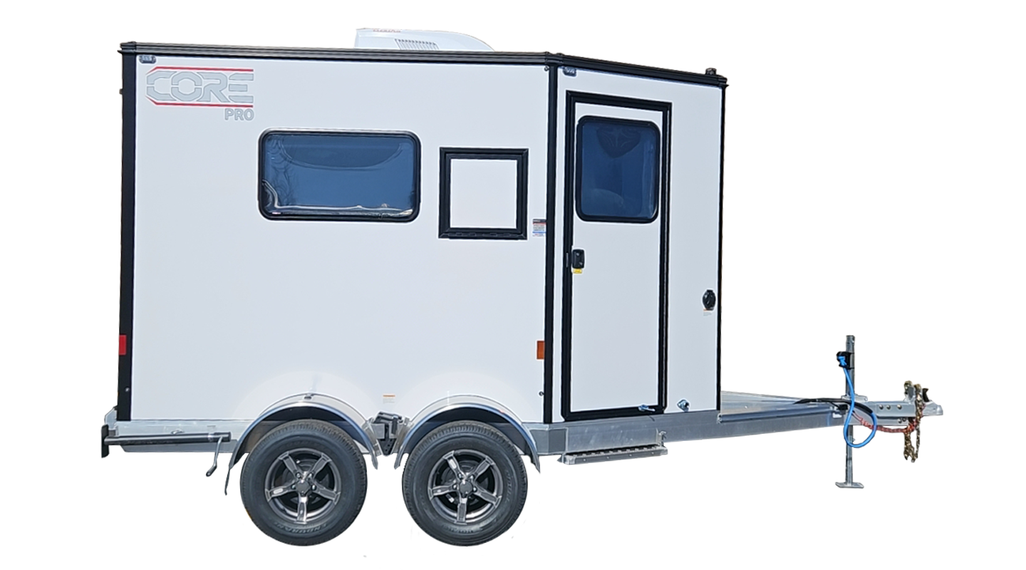 A compact and lightweight core pro fiber splicing trailer designed for efficient and reliable fiber splicing operations.